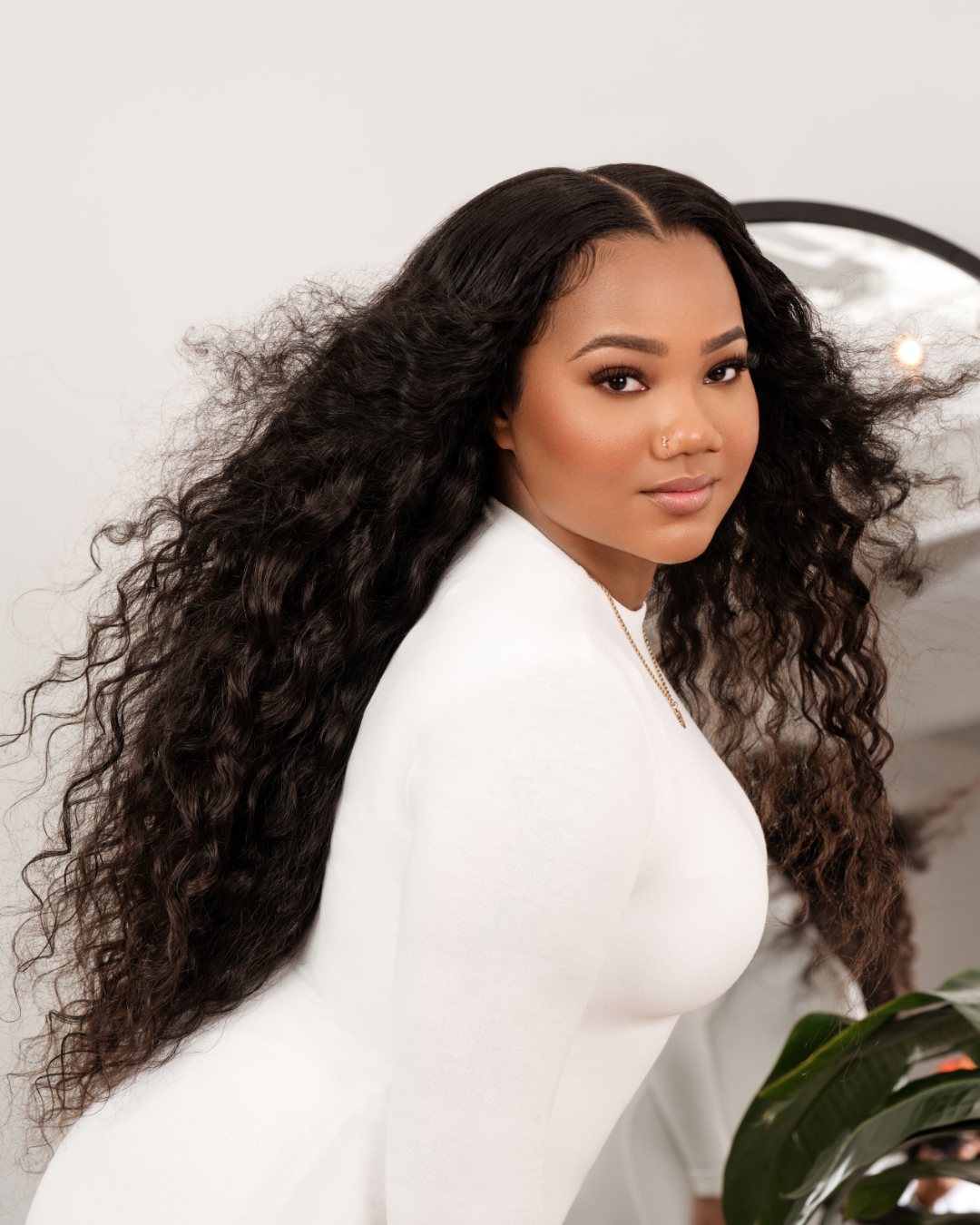 READY TO SHIP: Natural Brown Curly Bundles