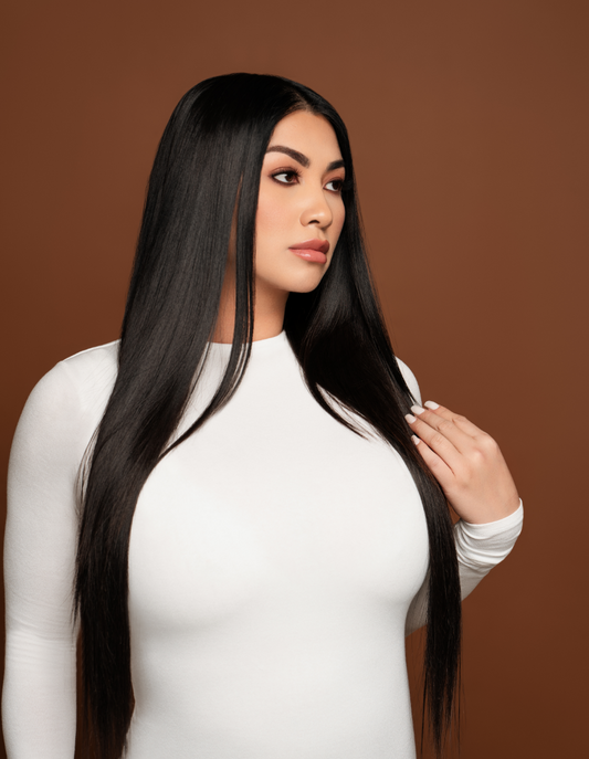 READY TO SHIP: Natural Brown Straight Bundles