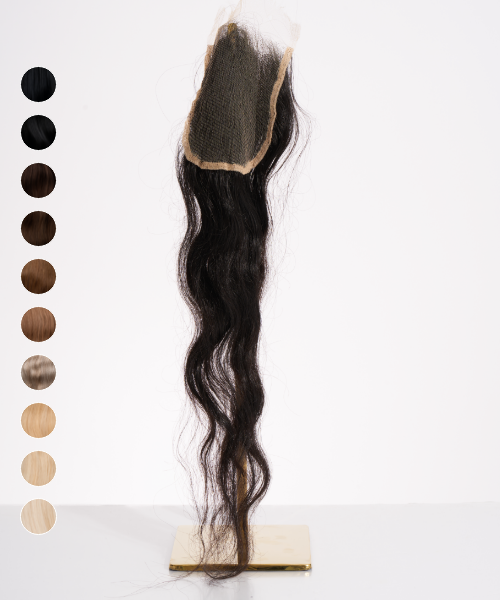 HD Lace Raw Indian Wavy Closures