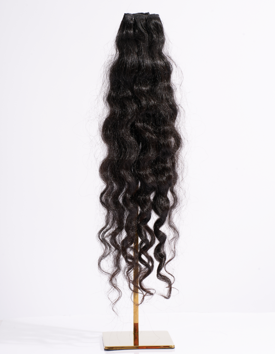 READY TO SHIP: Natural Brown Curly Bundles